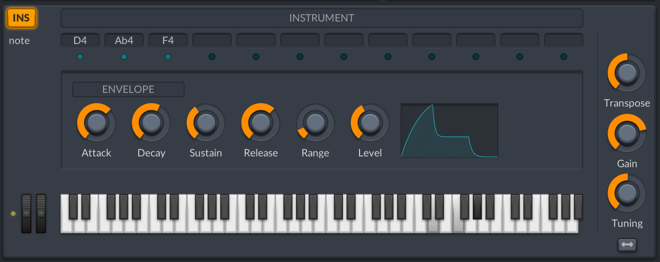 Instrument mode