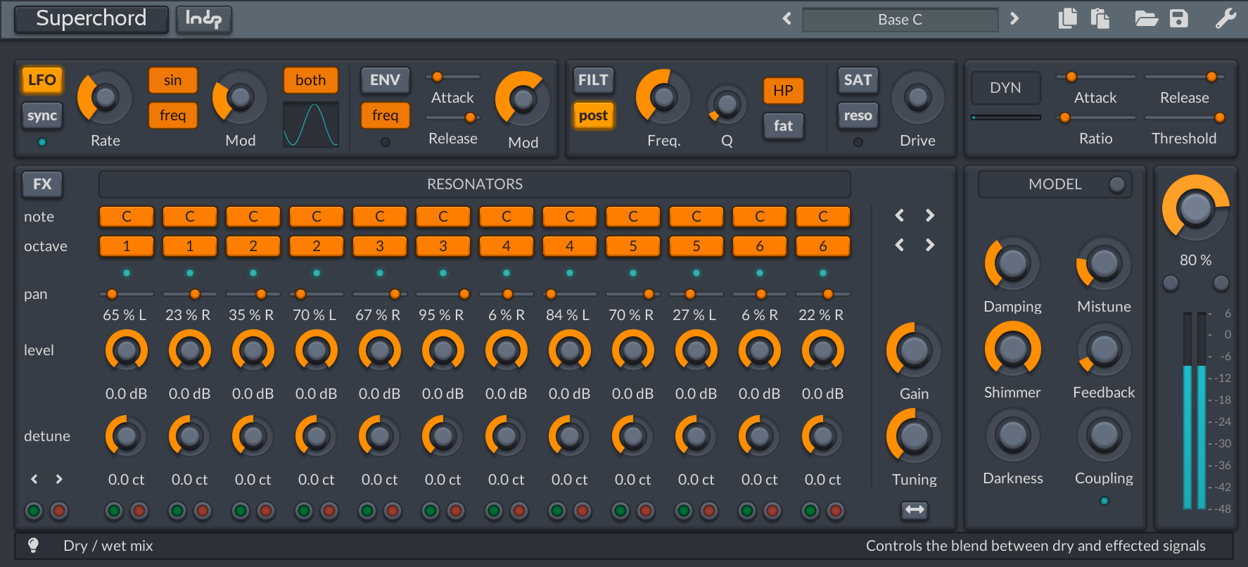 Main interface